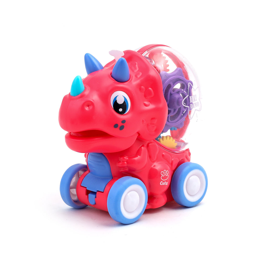Friction Gear Dinosaur Car With Light, Non-Remote Control, Chase Value, Chase Value