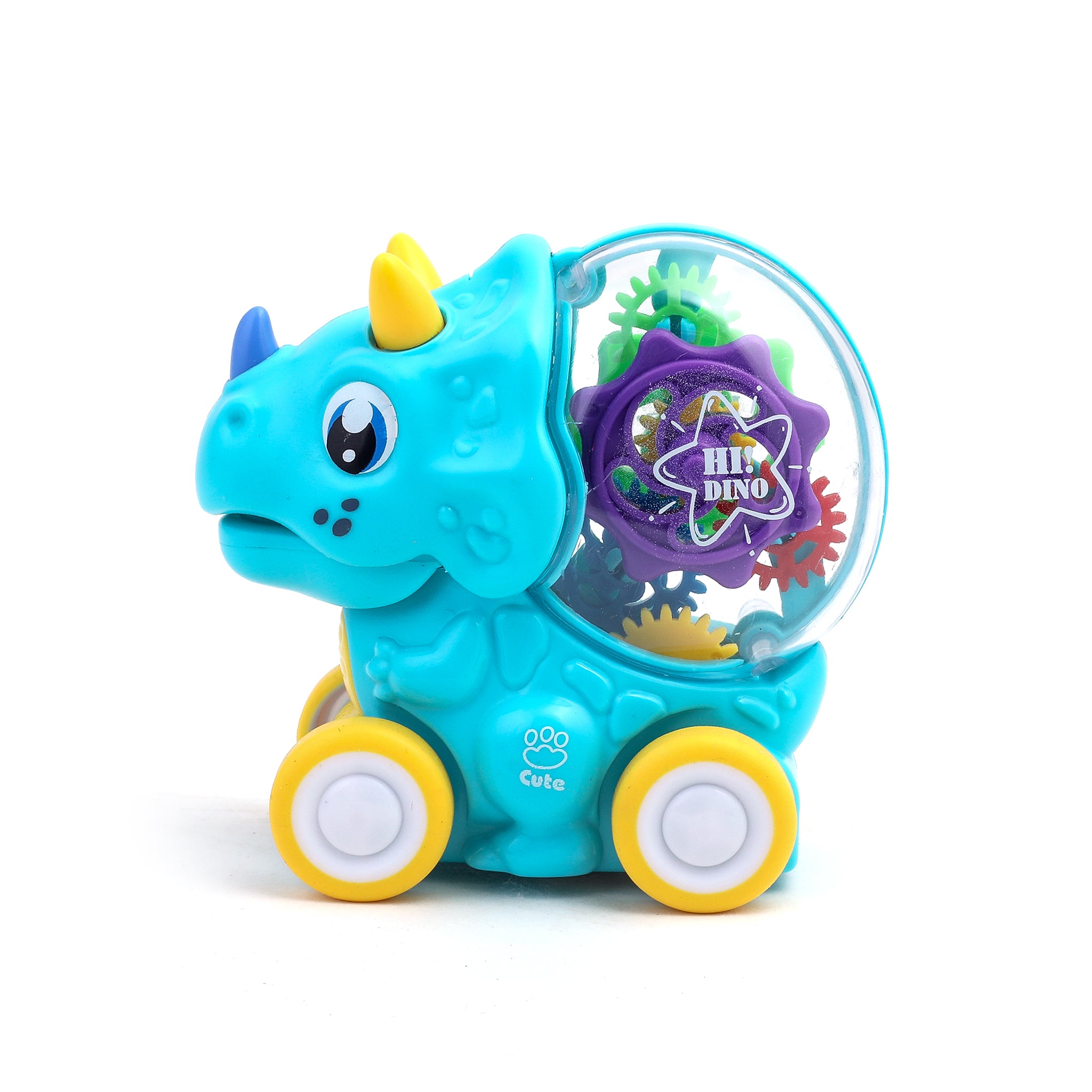 Friction Gear Dinosaur Car With Light, Non-Remote Control, Chase Value, Chase Value