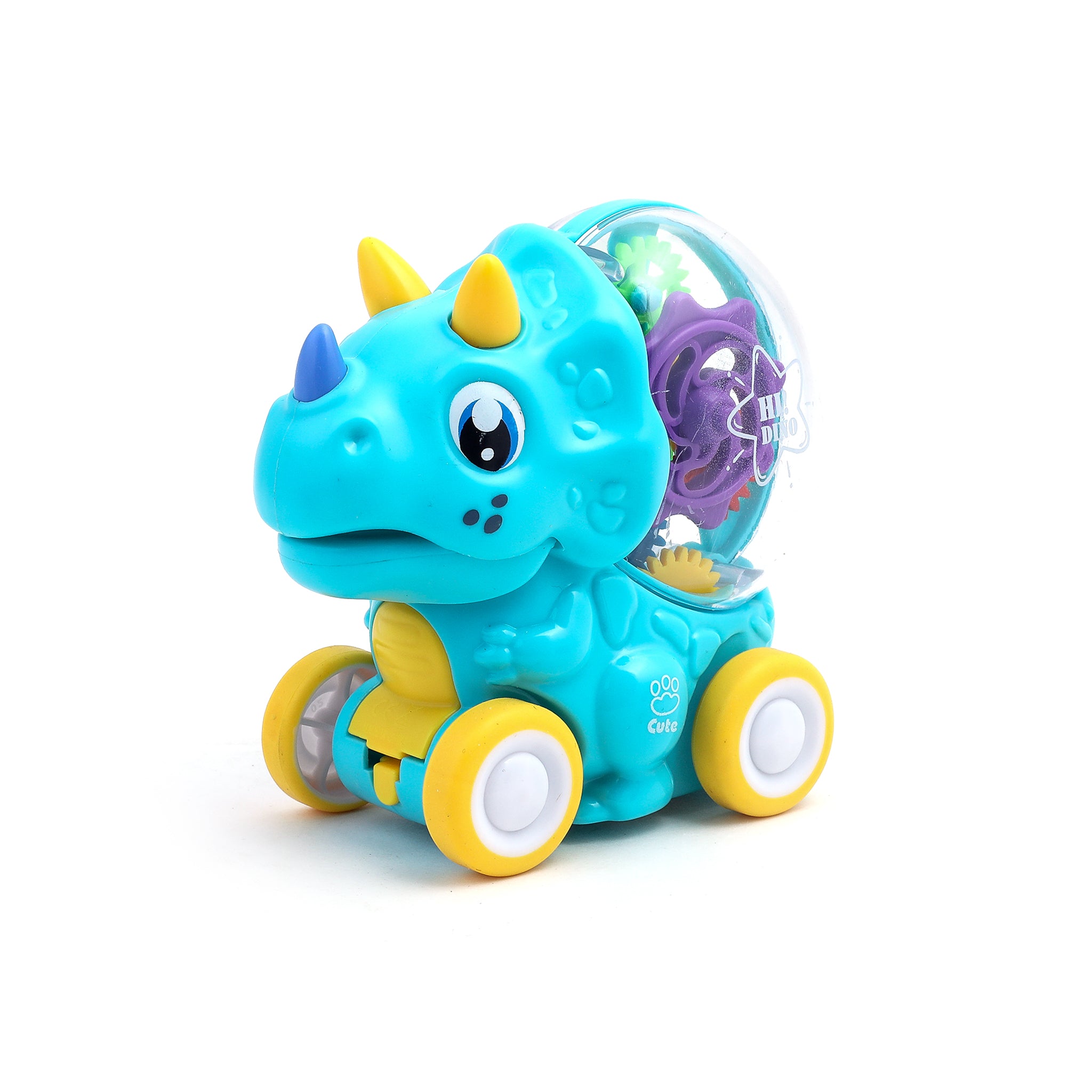 Friction Gear Dinosaur Car With Light, Non-Remote Control, Chase Value, Chase Value