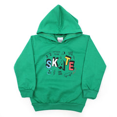 Boys Full Sleeves Hoodie - Green