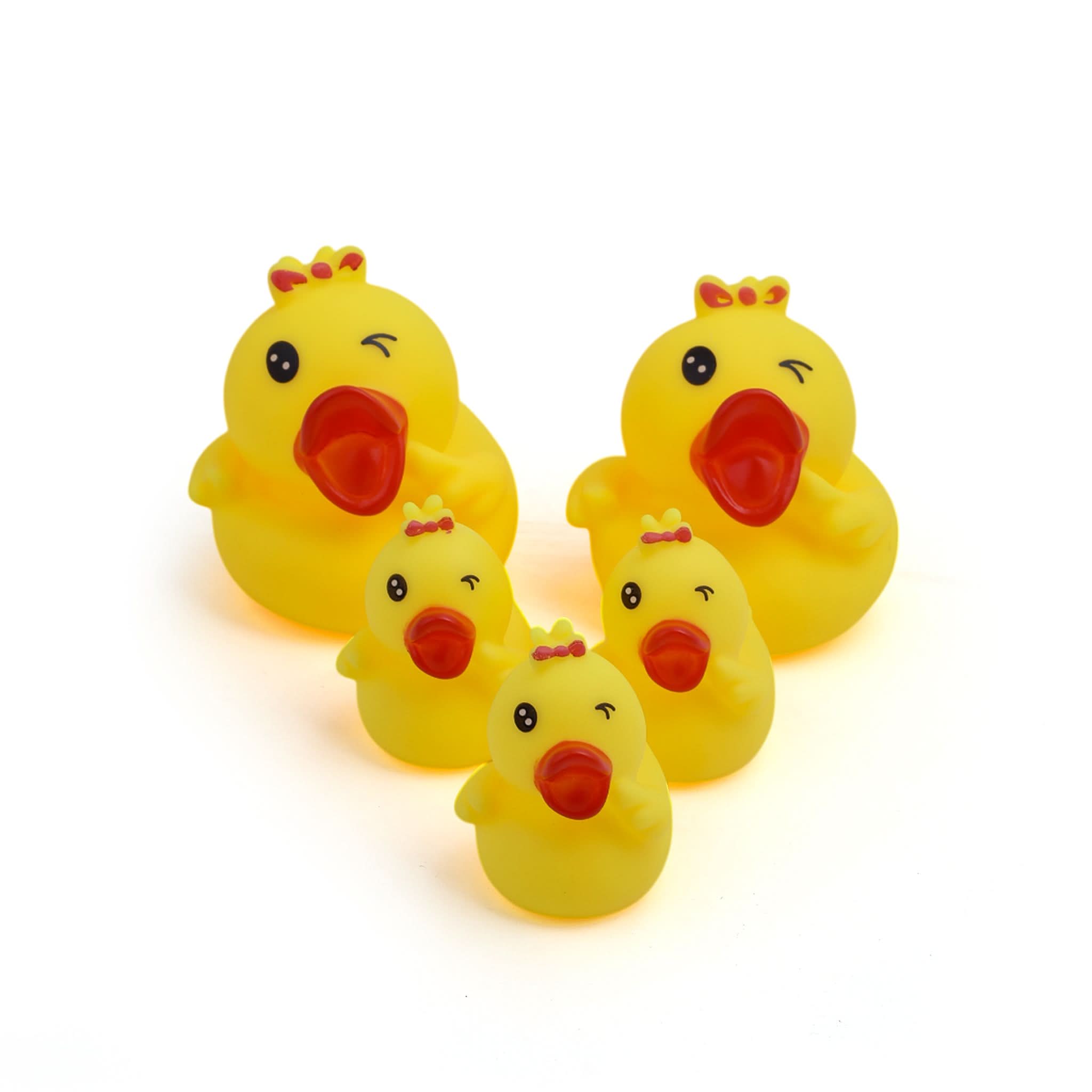 Squishies – Slow Rising Stress Balls for Kids &amp; Adults - Chuchu Duck 5 Pcs - Yellow, Stuffed Toys, Chase Value, Chase Value