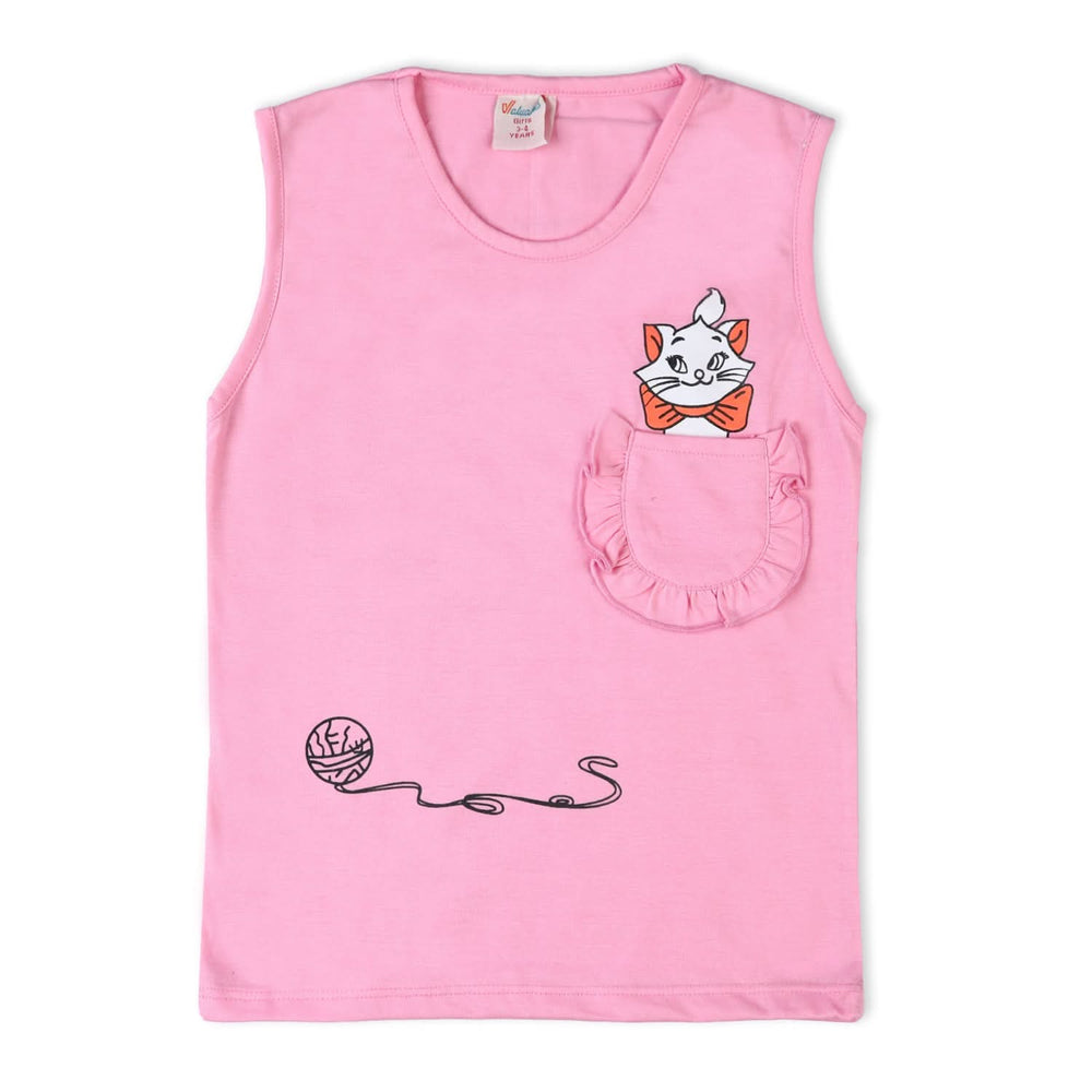 Valuable Girls Sando Suit - Pink, Girls Suits, Chase Value, Chase Value