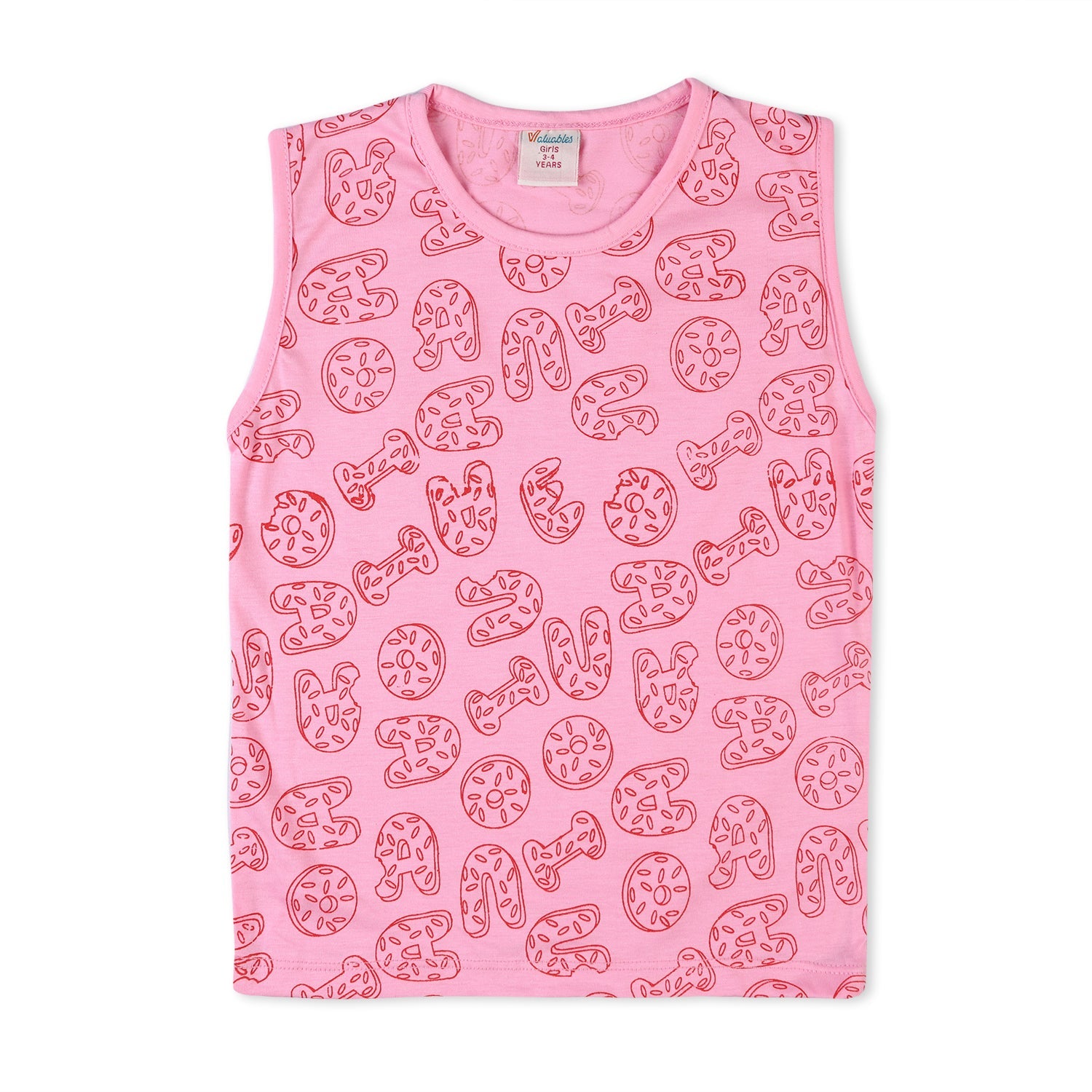 Valuable Girls Sando Suit - Pink, Girls Suits, Chase Value, Chase Value