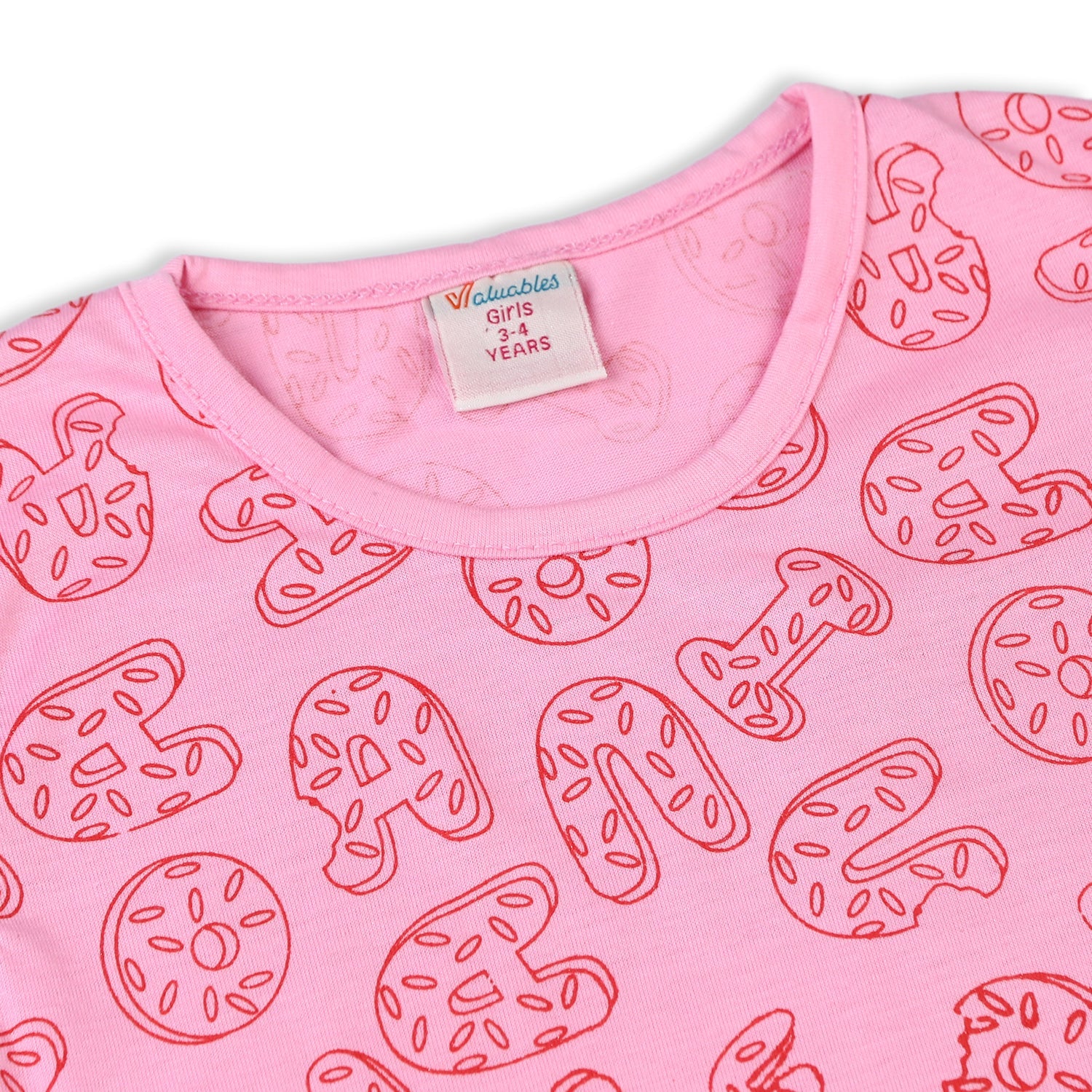 Valuable Girls Sando Suit - Pink, Girls Suits, Chase Value, Chase Value