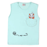 Valuable Girls Sando Suit - Cyan, Girls Suits, Chase Value, Chase Value