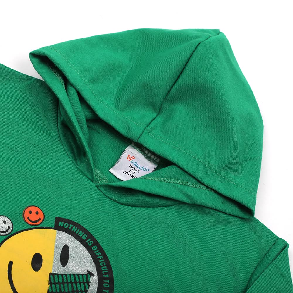 Boys Full Sleeves Hoodie - Green, Boys Hoodies & Sweat Shirts, Chase Value, Chase Value