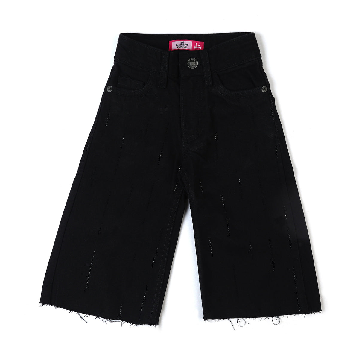 Eminent Girls Wider Leg Denim Pant - Jet Black, Girls Pants & Capri, Eminent, Chase Value