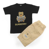 Boys Half Sleeves Short Suit - Black, Boys Sets & Suits, Chase Value, Chase Value