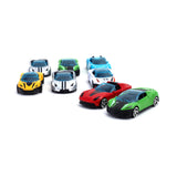 Sport Car Set 8 Pcs - Multi Color, Die-cast Model Car, Chase Value, Chase Value