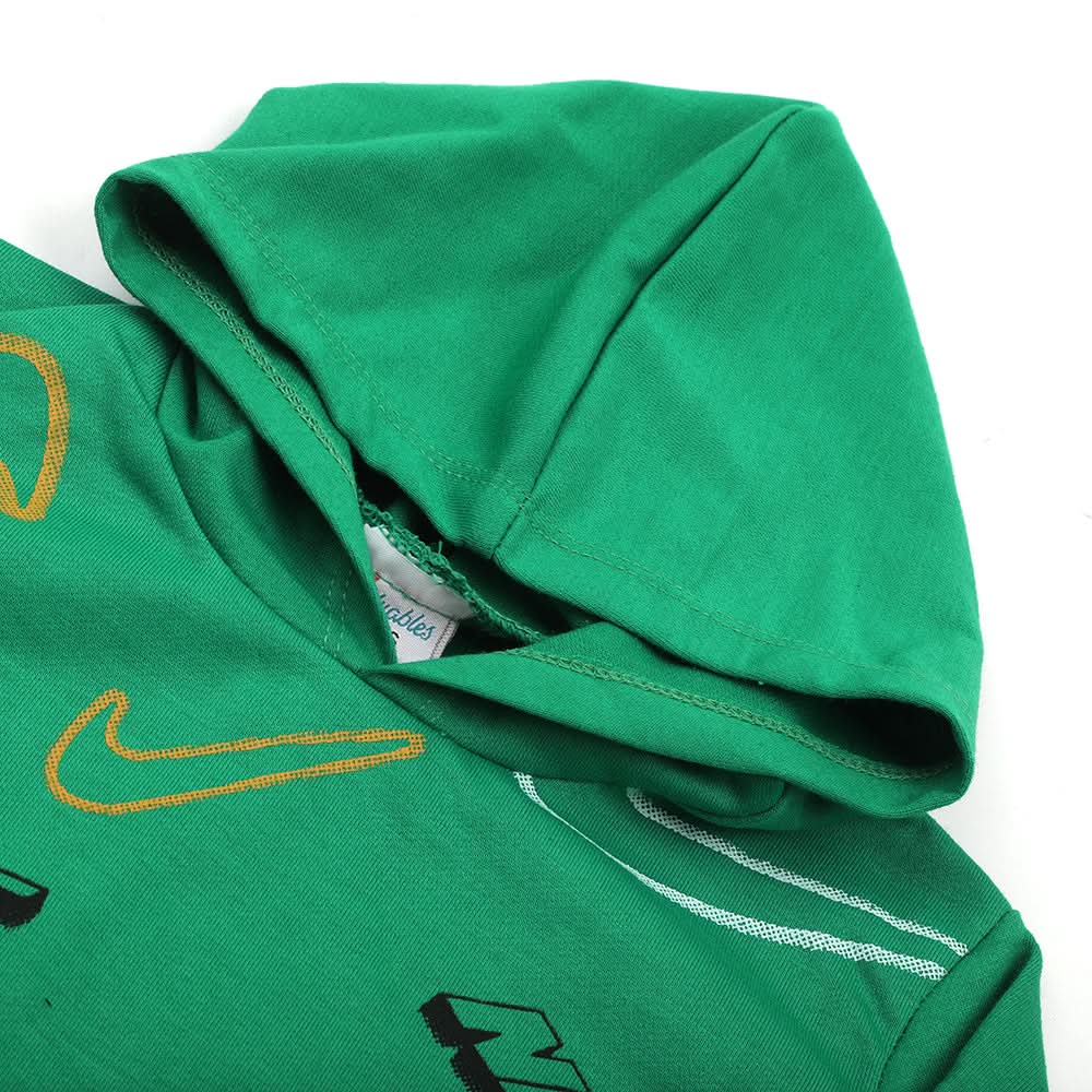Boys Full Sleeves Hoodie - Green, Boys Hoodies & Sweat Shirts, Chase Value, Chase Value