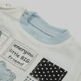 Newborn Boys Half Sleeves Romper - Blue, Newborn Boys Rompers, Chase Value, Chase Value