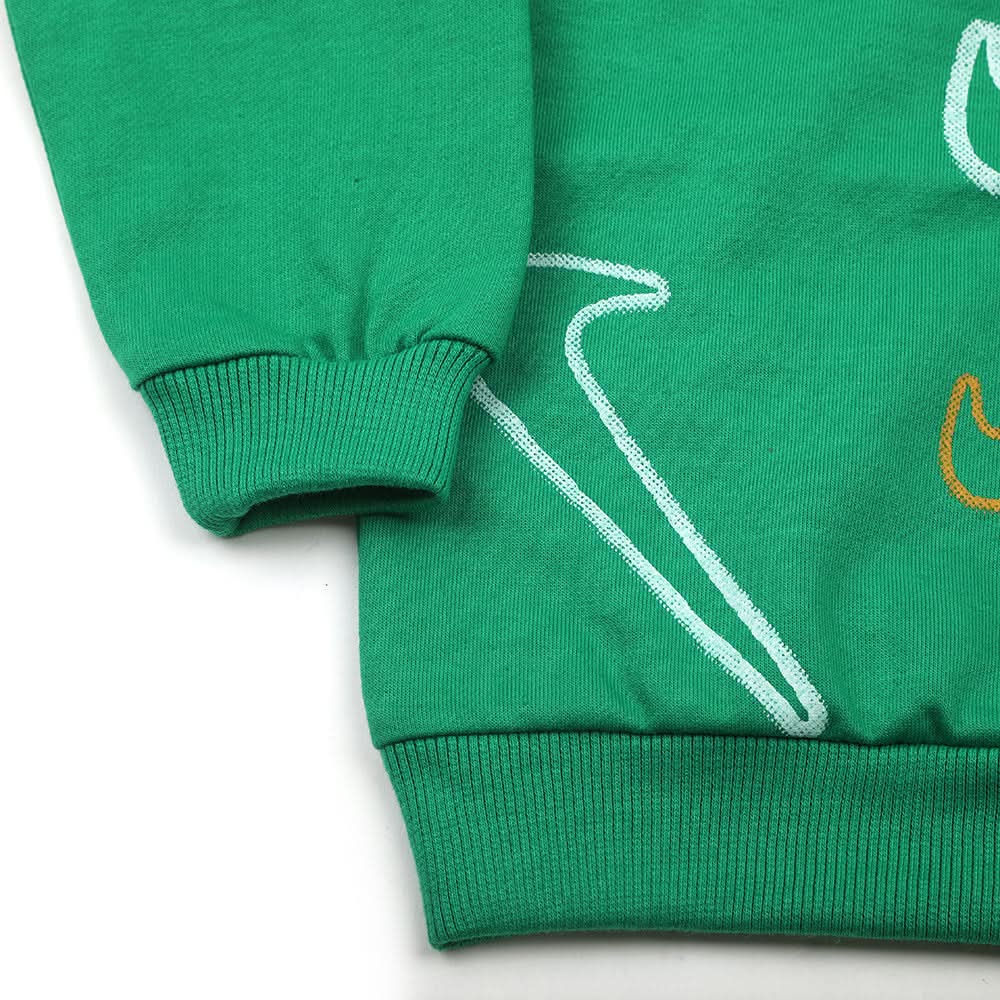 Boys Full Sleeves Hoodie - Green, Boys Hoodies & Sweat Shirts, Chase Value, Chase Value