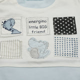 Newborn Boys Half Sleeves Romper - Blue, Newborn Boys Rompers, Chase Value, Chase Value