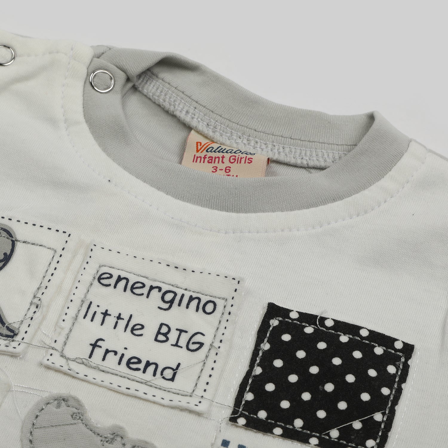 Newborn Boys Half Sleeves Romper - Grey, Newborn Boys Rompers, Chase Value, Chase Value