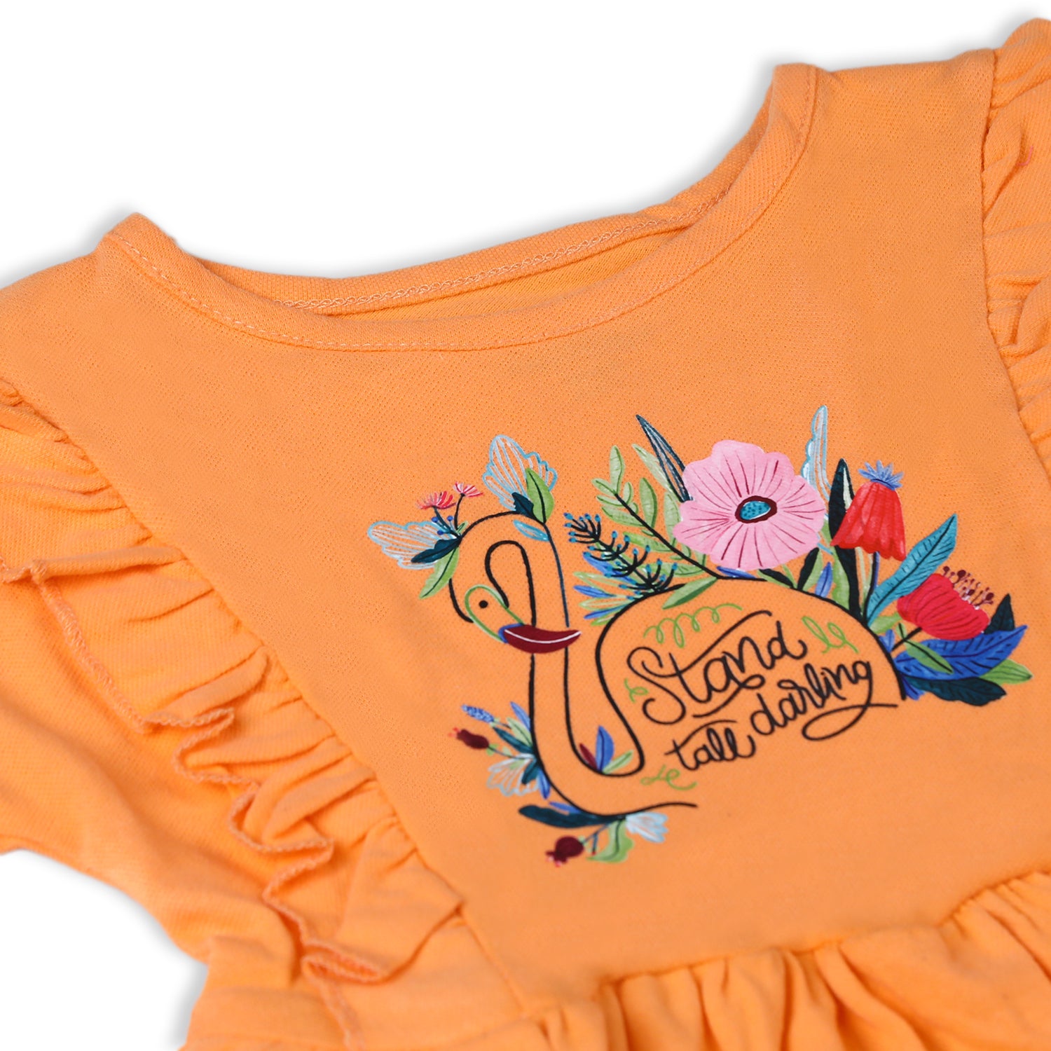 Eminent Girls Frock - Light Orange, Girls Frocks, Eminent, Chase Value