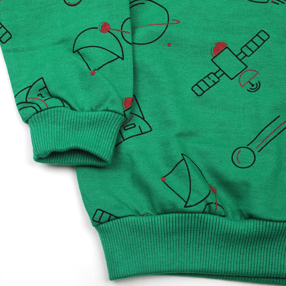 Boys Full Sleeves Hoodie - Green, Boys Hoodies & Sweat Shirts, Chase Value, Chase Value