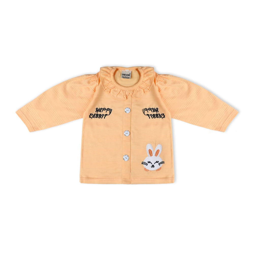 Girls Full Sleeves Tight Suit - Peach, Girls Suits, Chase Value, Chase Value