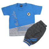 Boys Half Sleeves Short Suit - Blue, Boys Sets & Suits, Chase Value, Chase Value
