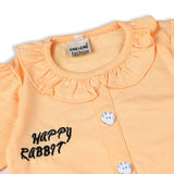Girls Full Sleeves Tight Suit - Peach, Girls Suits, Chase Value, Chase Value