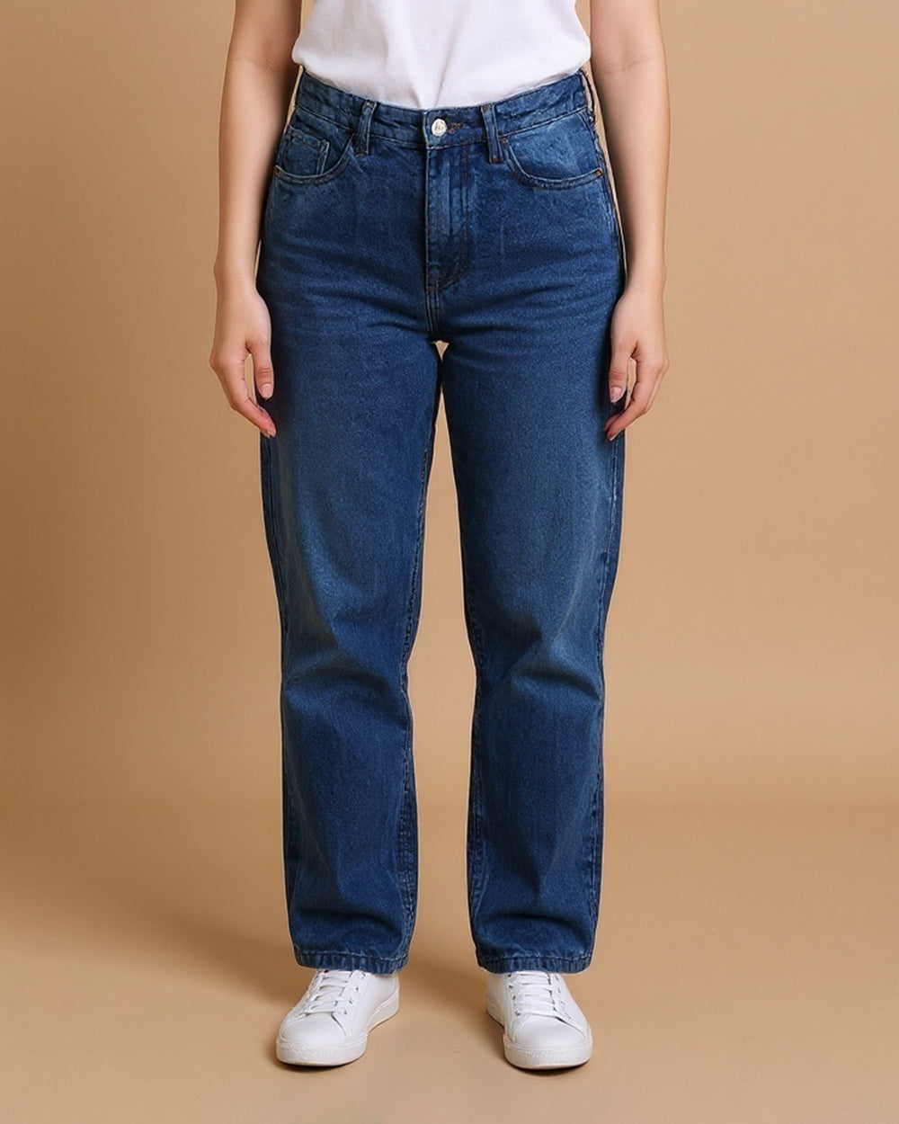 Women’s Straight Fit Denim Pants, Women Pants & Tights, Chase Value, Chase Value