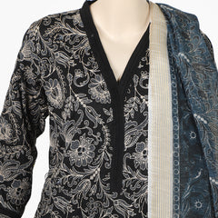 Women's Bareezay Cloud Cambric Shalwar Suit - Black