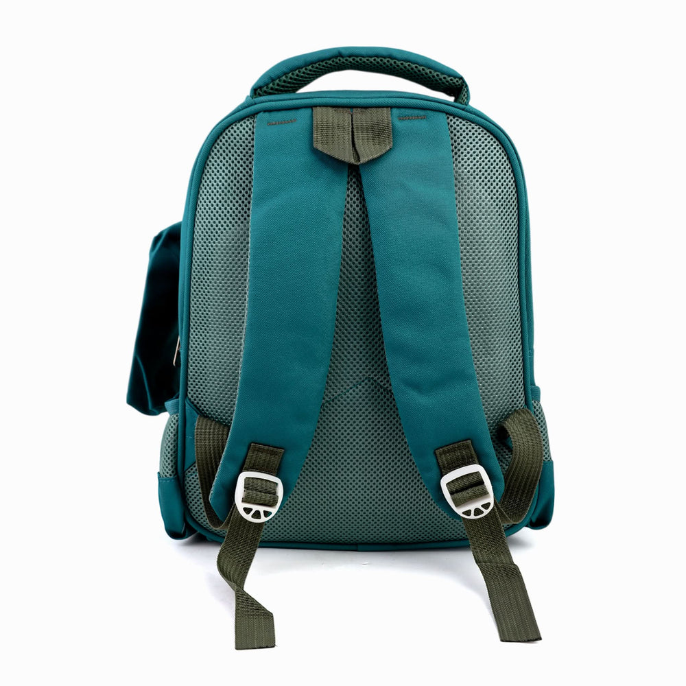 Kids Character School Bag - Steel Green, School Bags, Chase Value, Chase Value