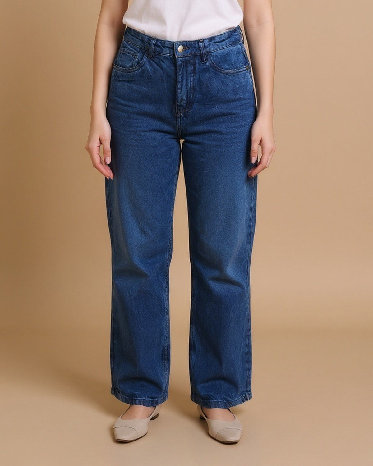 Women’s Straight Fit Denim Pants, Women Pants & Tights, Chase Value, Chase Value