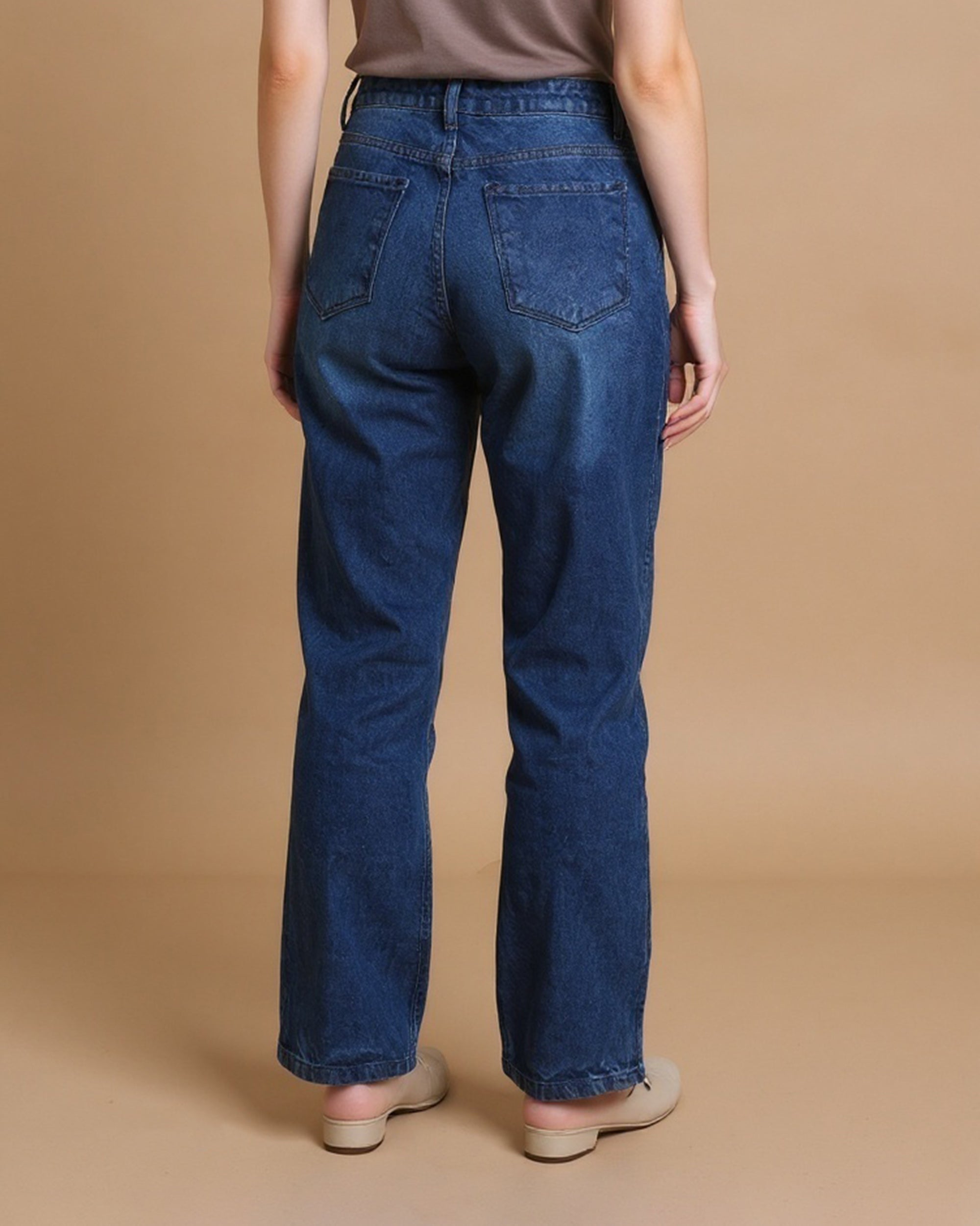 Women’s Straight Fit Denim Pants, Women Pants & Tights, Chase Value, Chase Value