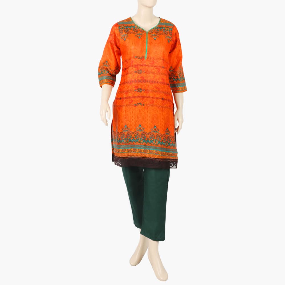 Women's Printed 2Pcs Lawn Suit - Multi, Women Shalwar Suits, Chase Value, Chase Value