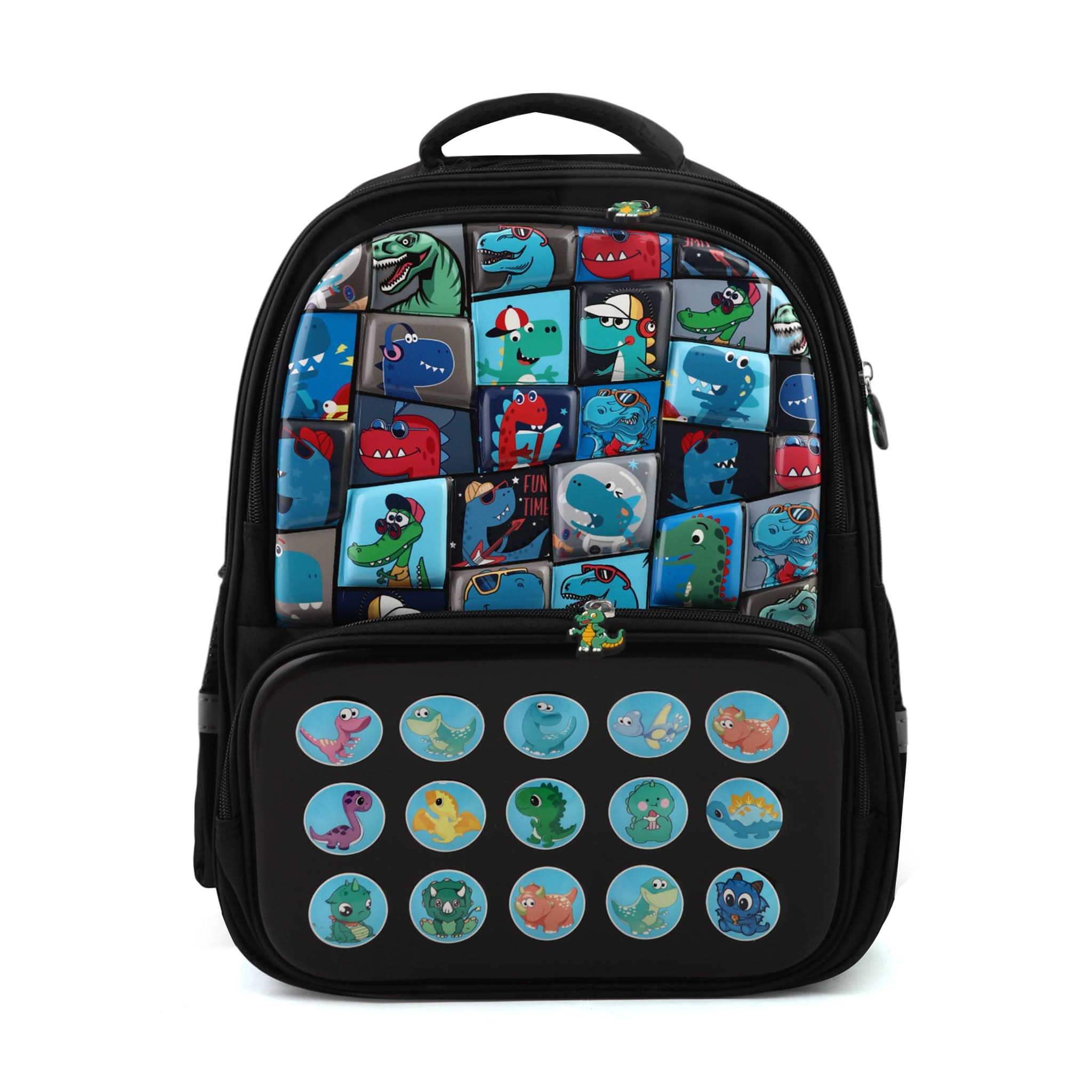 Kids School Backpack 16" - Black, School Bags, Chase Value, Chase Value