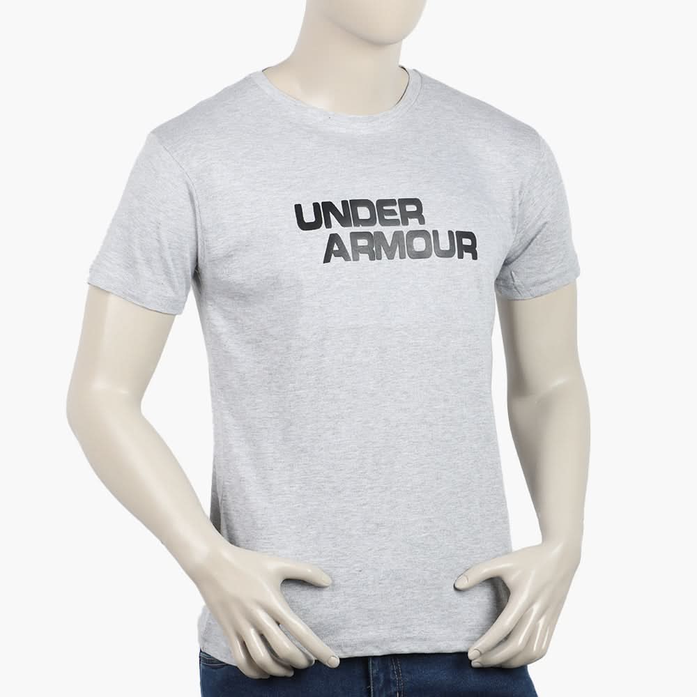 Men's Half Sleeves Printed T-Shirt - Grey, Men's T-Shirts & Polos, Chase Value, Chase Value