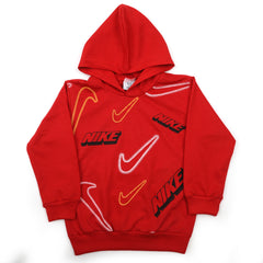 Boys Full Sleeves Hoodie - Red