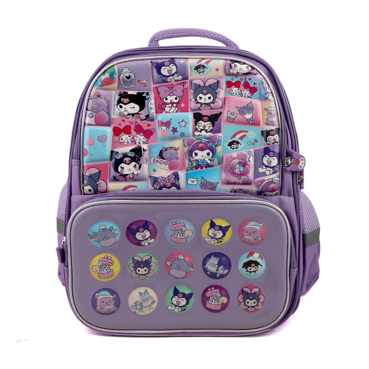 Kids School Backpack 16" - Light Purple, School Bags, Chase Value, Chase Value