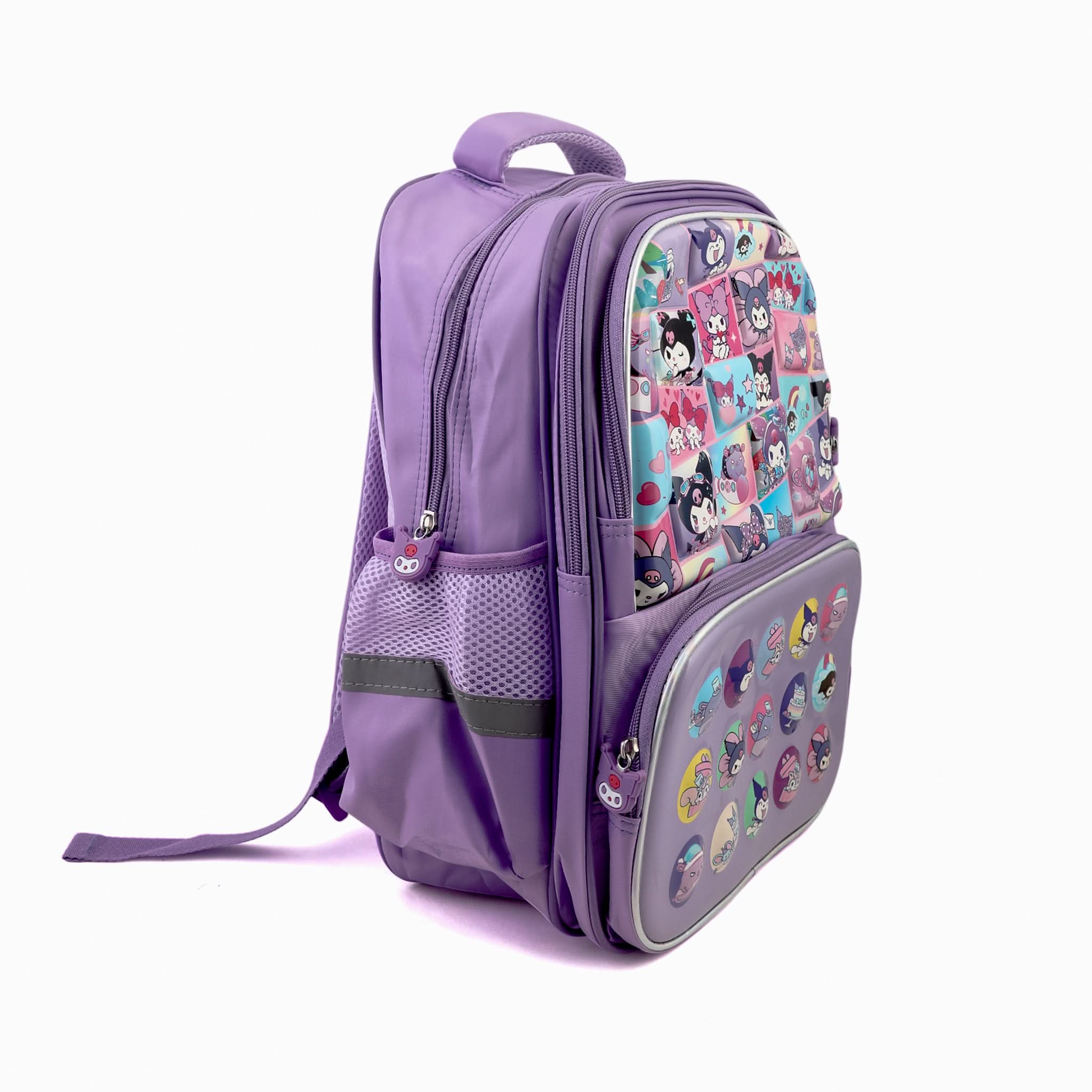 Kids School Backpack 16" - Light Purple, School Bags, Chase Value, Chase Value