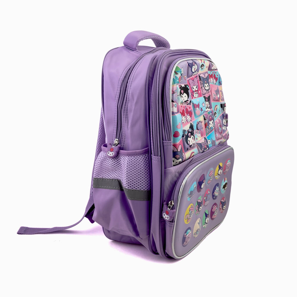 Kids School Backpack 16" - Light Purple, School Bags, Chase Value, Chase Value