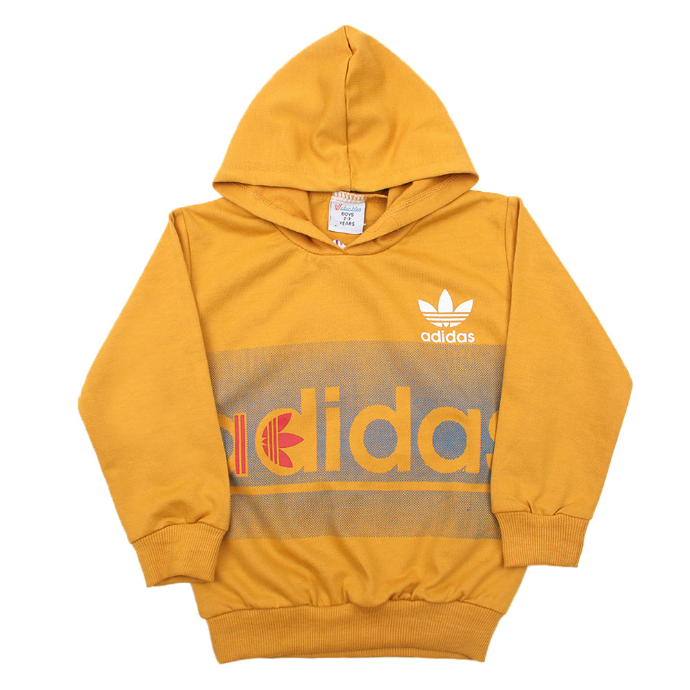 Boys Full Sleeves Hoodie - Mustard, Boys Hoodies & Sweat Shirts, Chase Value, Chase Value