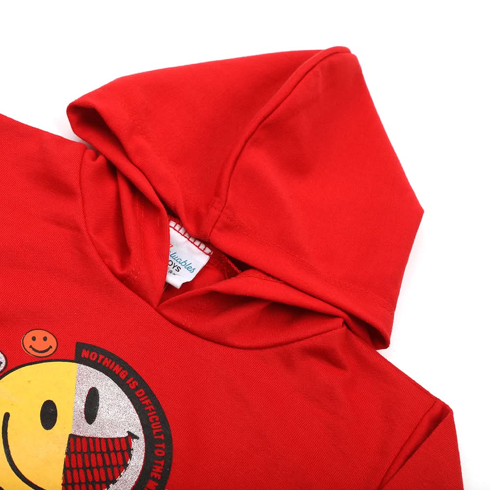 Boys Full Sleeves Hoodie - Red, Boys Hoodies & Sweat Shirts, Chase Value, Chase Value