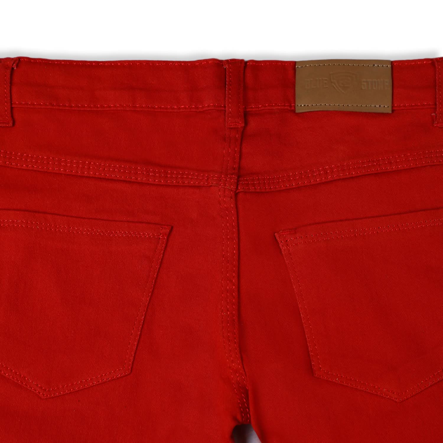 Girls Denim Pant - Red, Girls Pants & Capri, Chase Value, Chase Value