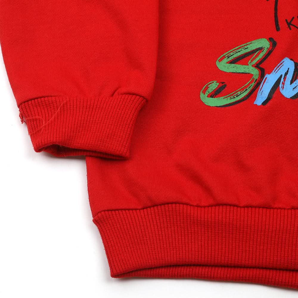 Boys Full Sleeves Hoodie - Red, Boys Hoodies & Sweat Shirts, Chase Value, Chase Value