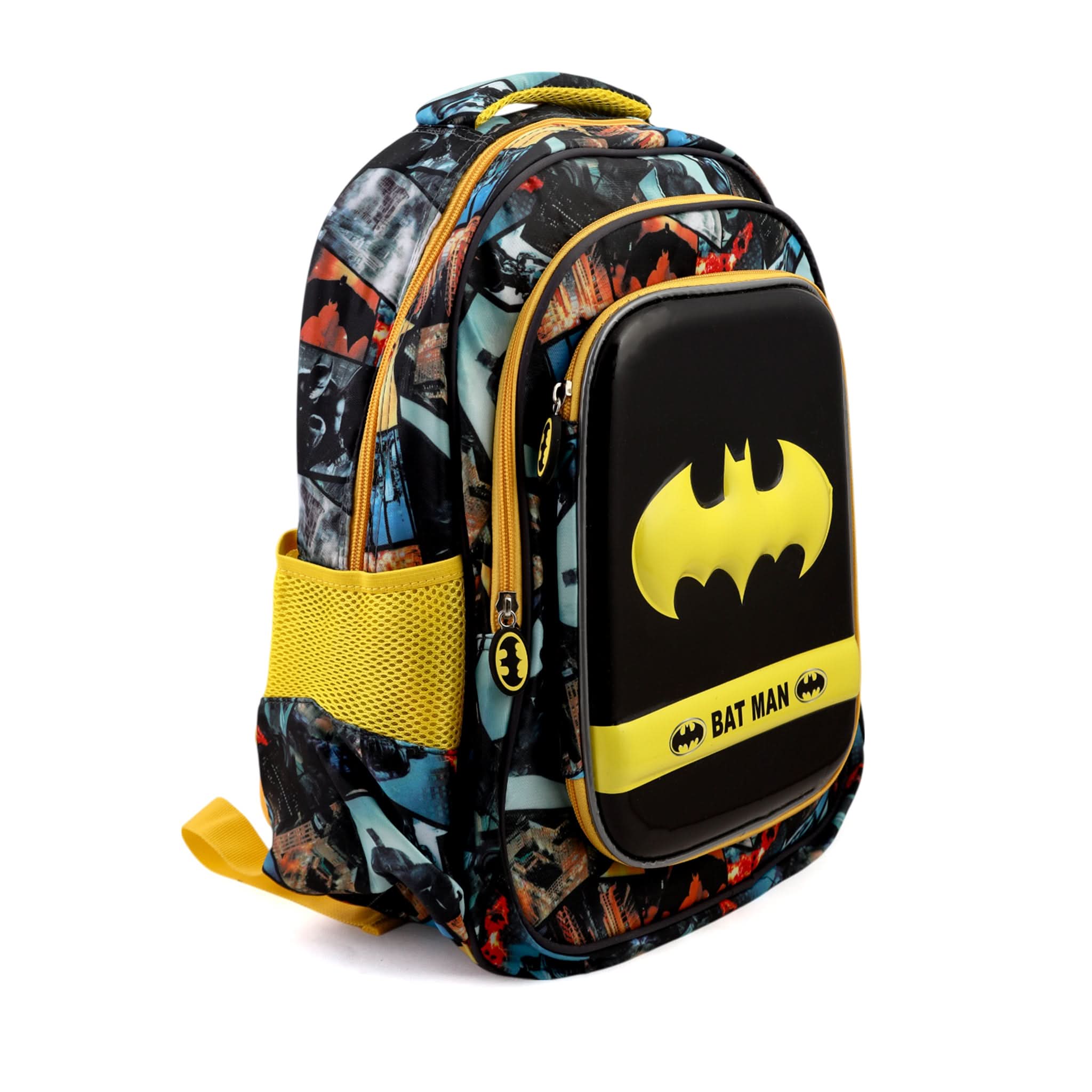 Kids School Backpack 16" - Yellow, School Bags, Chase Value, Chase Value