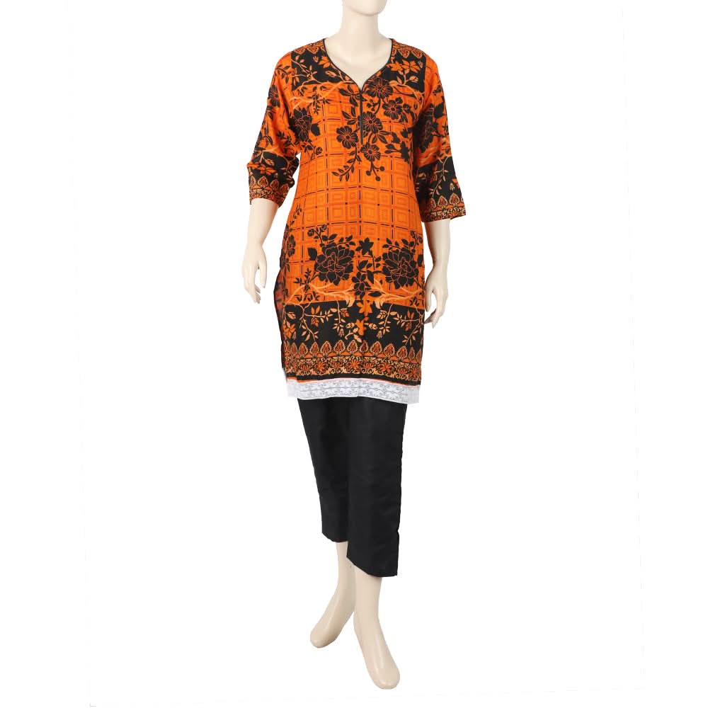 Women's Printed 2Pcs Lawn Suit - Multi, Women Shalwar Suits, Chase Value, Chase Value