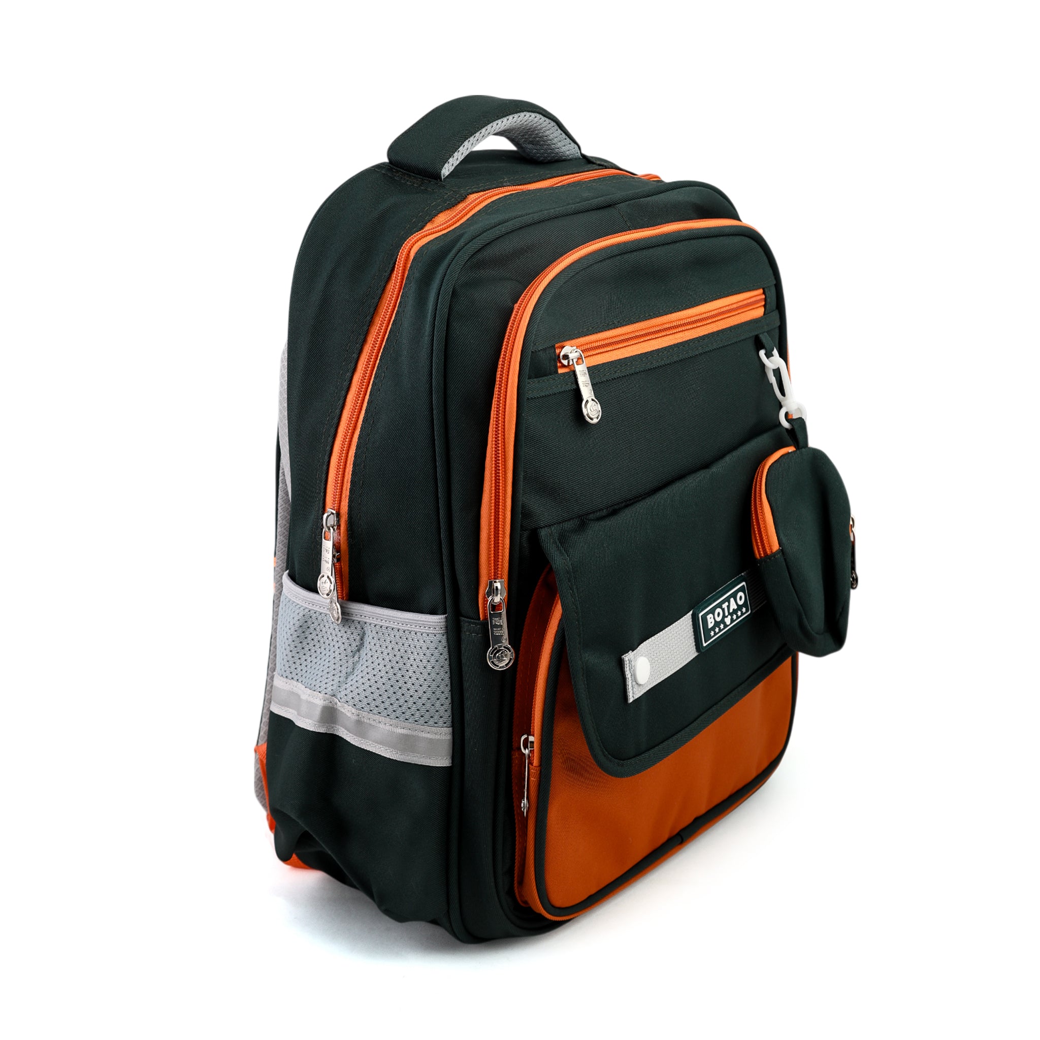 Kids School Backpack 16" - Green, School Bags, Chase Value, Chase Value