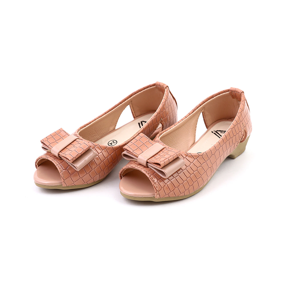 Girls Peeptoe - Peach, Girls Peeptoe, Chase Value, Chase Value