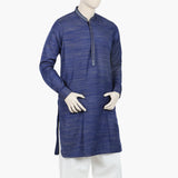 Men's Slim Fit Embroidered Kurta - Royal Blue, Men's Kurtas, Chase Value, Chase Value