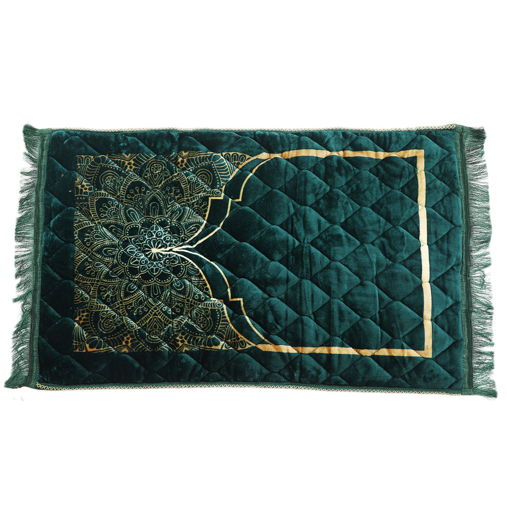 Prayer Mat (Jay E Namaz) - Green, Prayer Accessories, Chase Value, Chase Value