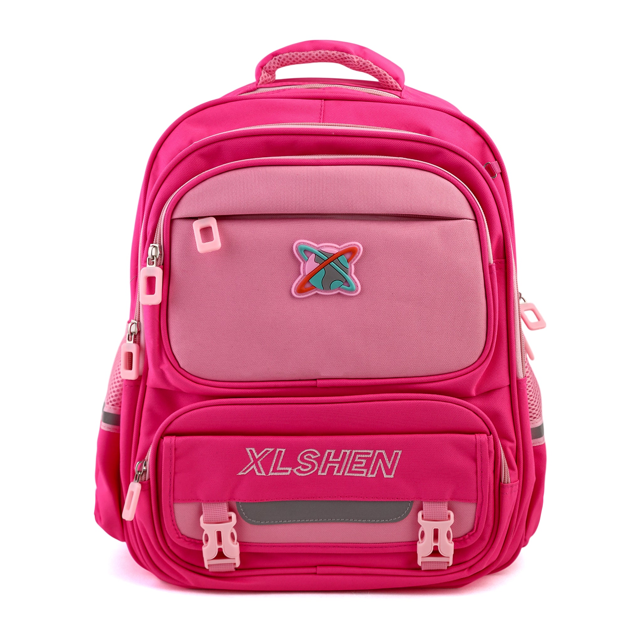 Kids School Backpack 16" - Pink, School Bags, Chase Value, Chase Value