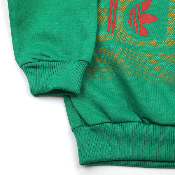 Boys Full Sleeves Hoodie T-Shirt - Green