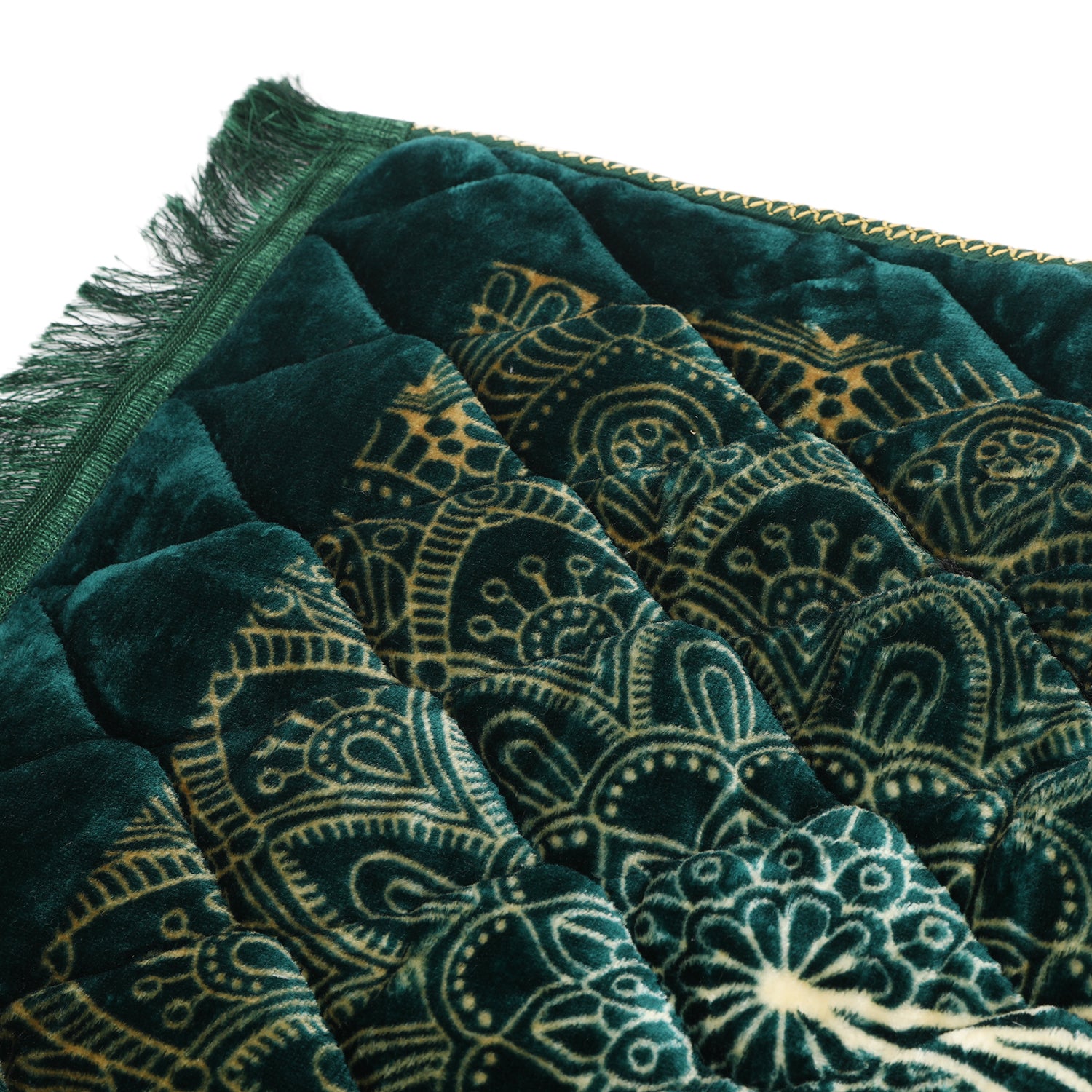 Prayer Mat (Jay E Namaz) - Green, Prayer Accessories, Chase Value, Chase Value