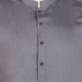 Men's Slim Fit Plain Kurta - Grey, Men's Kurtas, Chase Value, Chase Value
