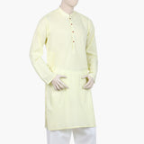 Men's Slim Fit Stitched Plain Kurta - Light Green, Men's Kurtas, Chase Value, Chase Value